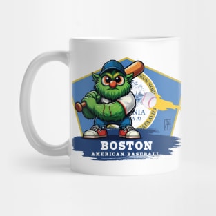 USA - American BASEBALL - Boston - Baseball mascot - Boston baseball Mug